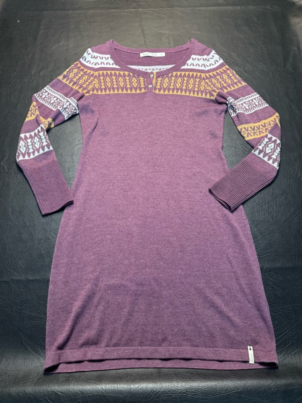 Woolrich Après Ski Nordic Sweater Dress Plum Cozy Chalet Vibes Women S Cozy